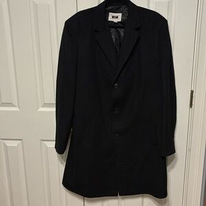 Joseph Abboud Classic Fit Wool Blend Overcoat